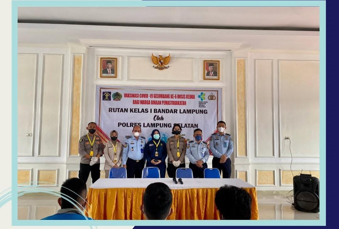 Sidokkes Polres Lampung Selatan Vaksin Covid-19 Rutan Way Huwi